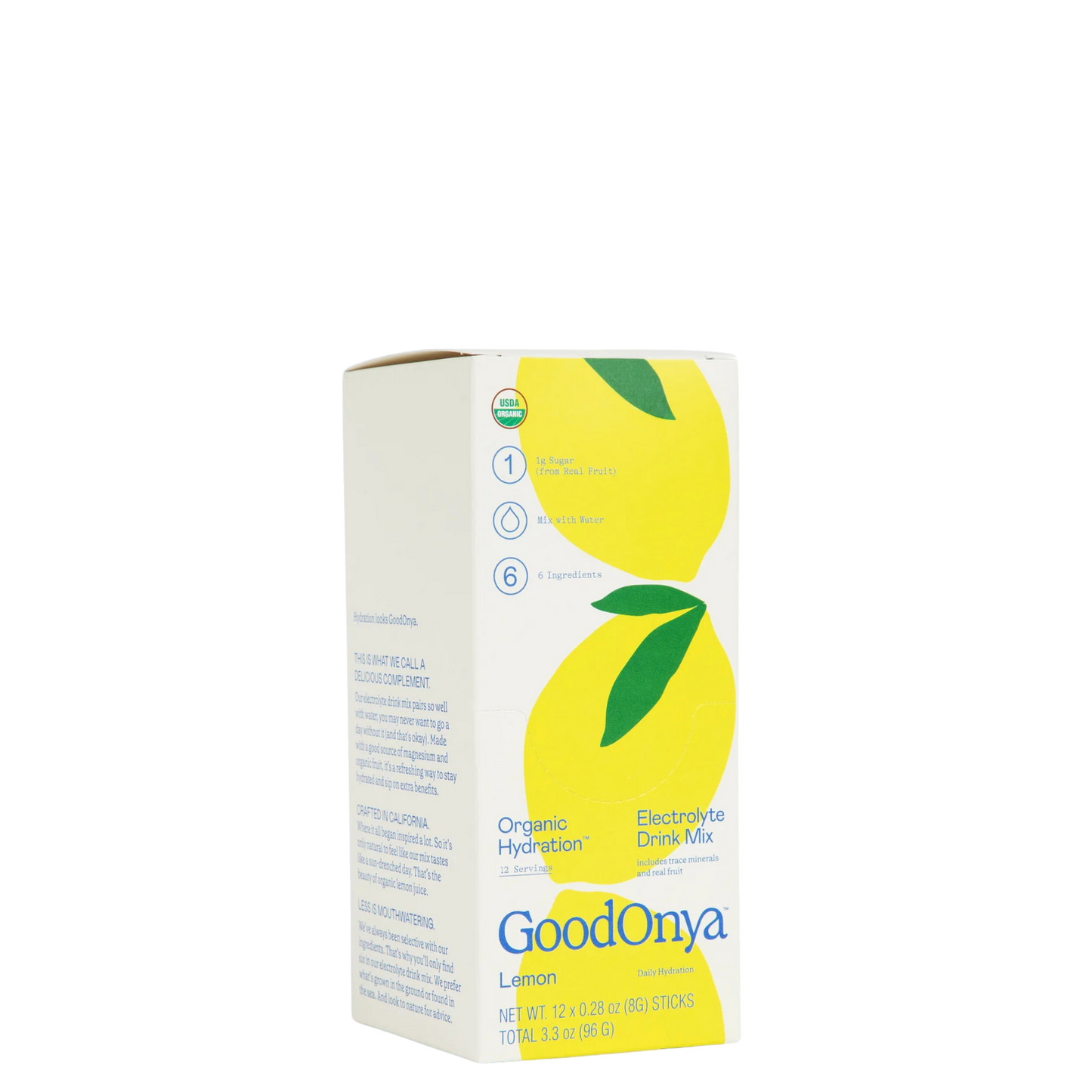 Organic Hydration Electrolyte Drink Mix