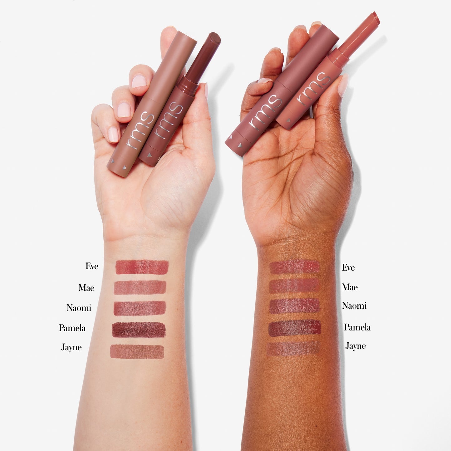 All - Legendary Nudes swatches on arms