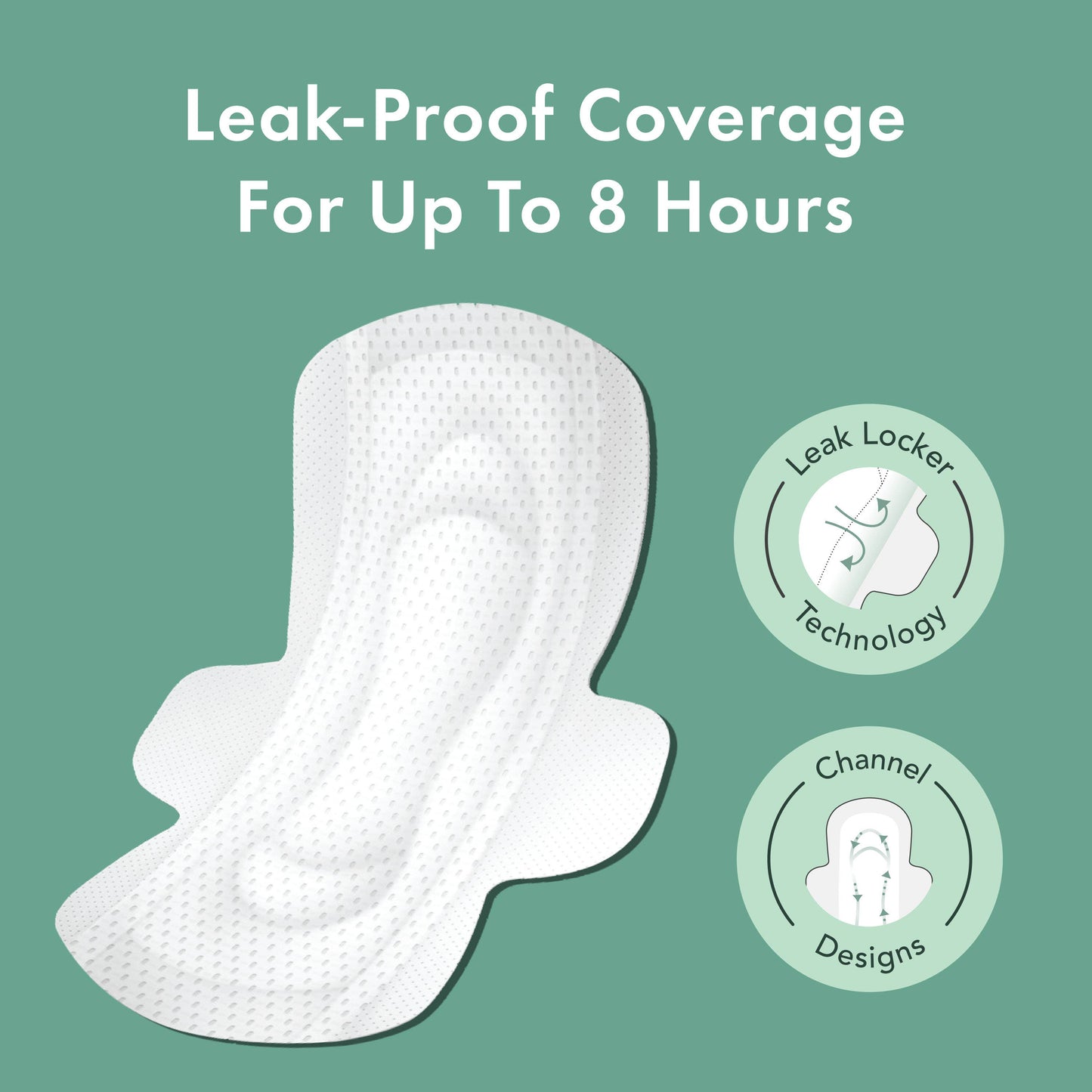 Rael Organic Cotton Cover Pads - Regular