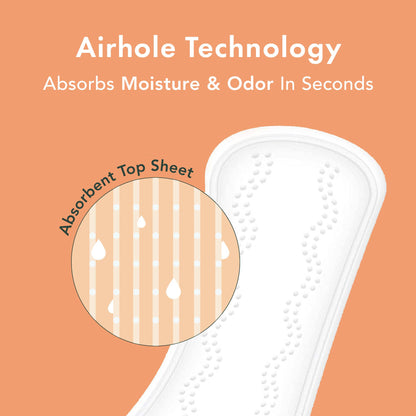 Organic Cotton Cover Panty Liners - Long