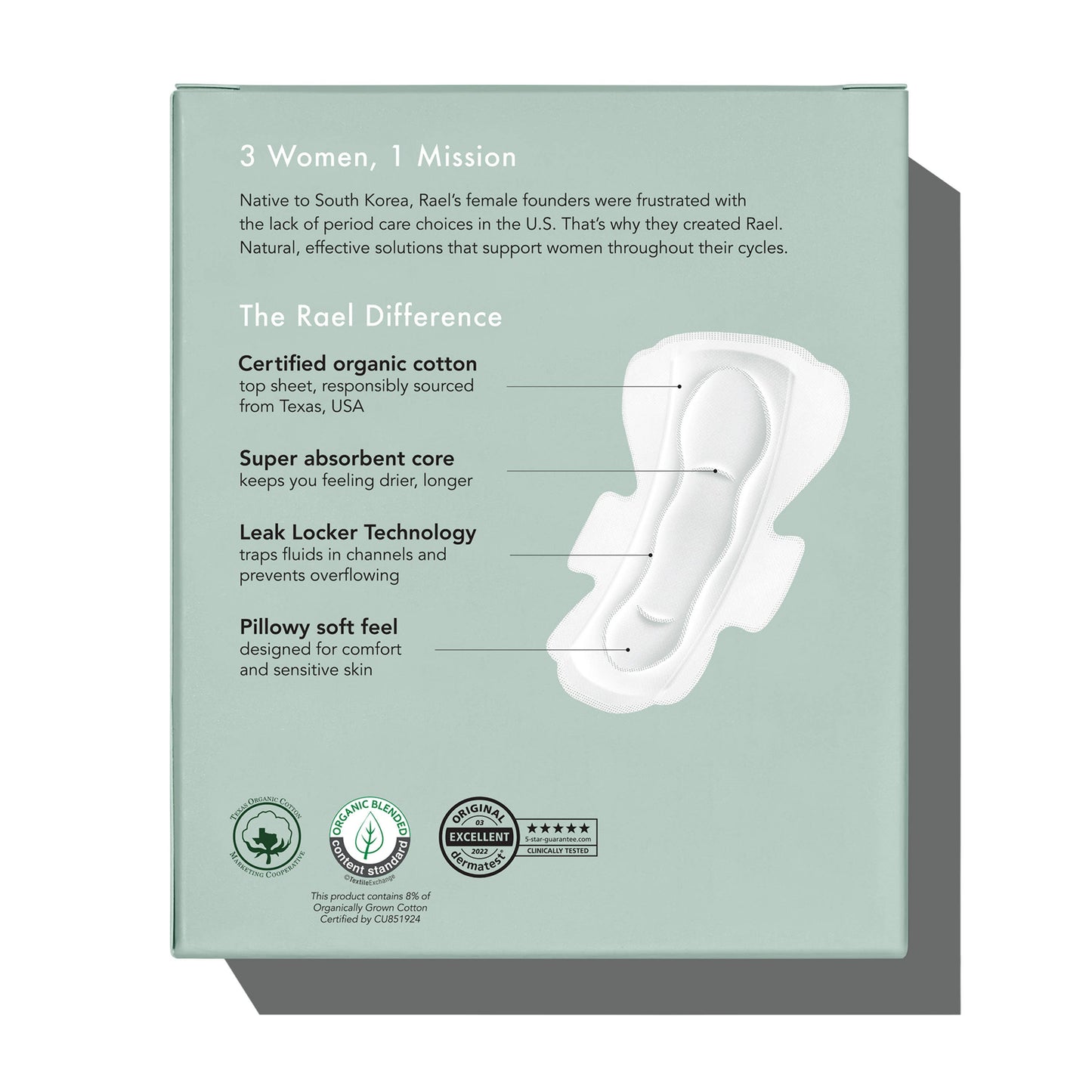 Organic Cotton Cover Pads - Large