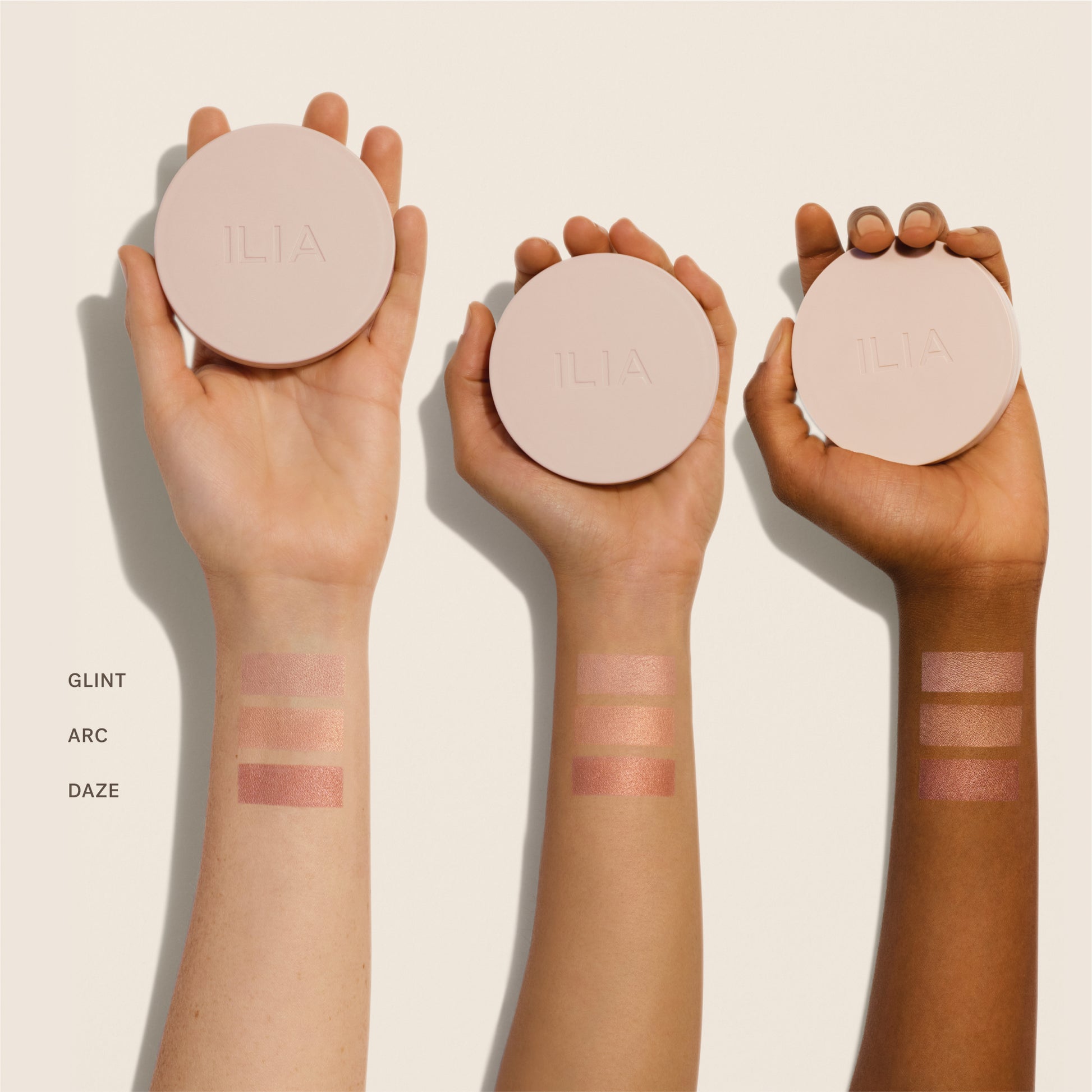 ILIA_Cream Highlighter_2000x2000_Arm Swatches