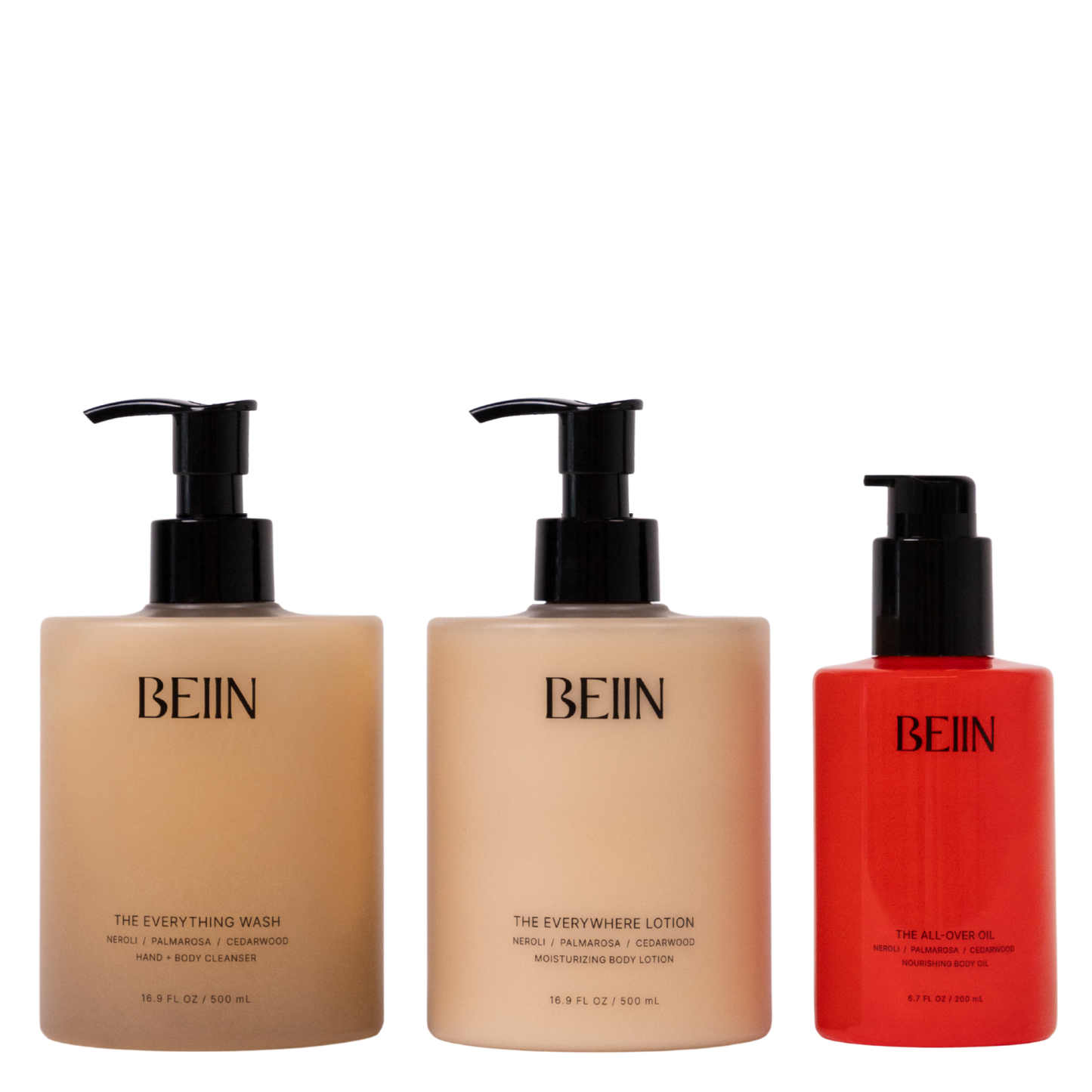BEIIN Trio (Wash, Lotion, Oil)