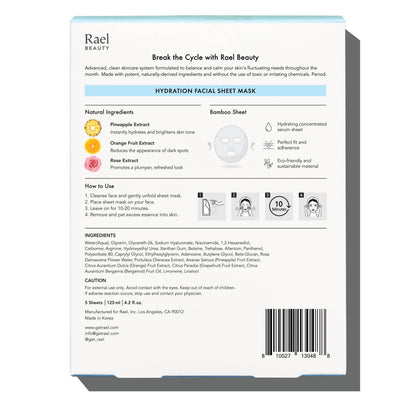 Hydration Facial Sheet Masks