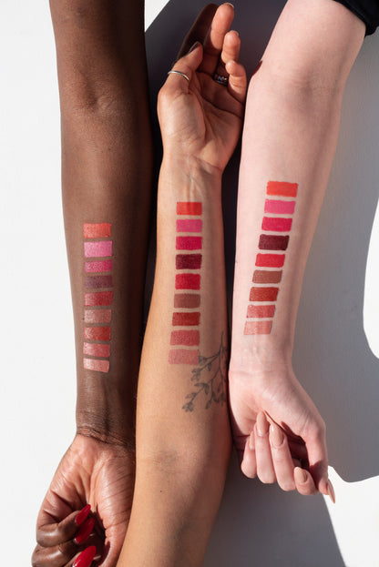 All - coco crayon arm swatches