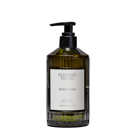 Jasmine Damask Rose Glass Hand Soap