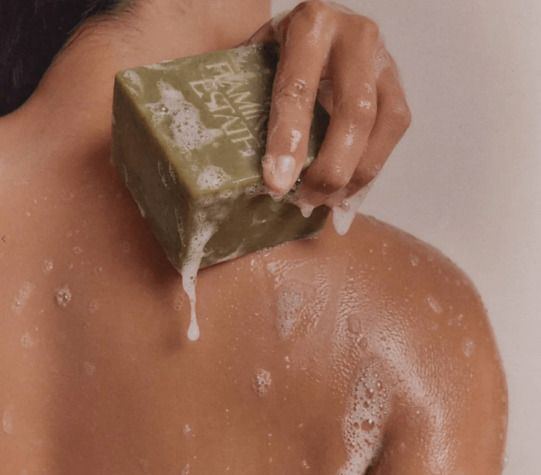 Rosemary Green Leaf Parsley Soap Brick