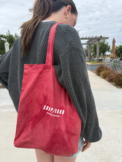 Hand Dyed Shop Good Tote