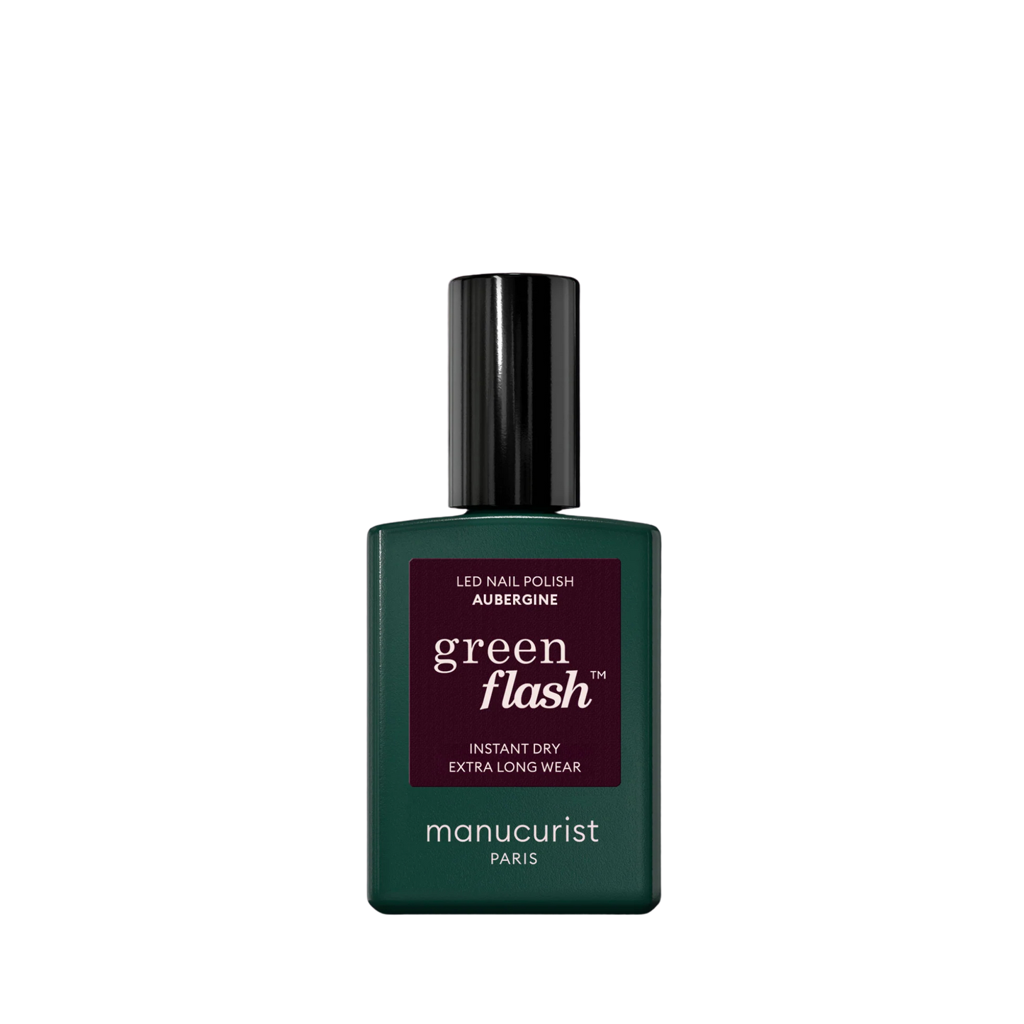 Green Flash LED Gel Polish - Aubergine