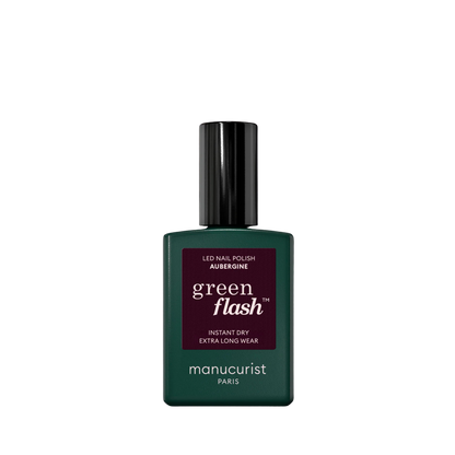 Green Flash LED Gel Polish - Aubergine