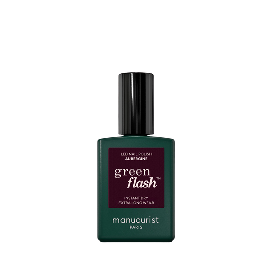 Green Flash LED Gel Polish - Aubergine