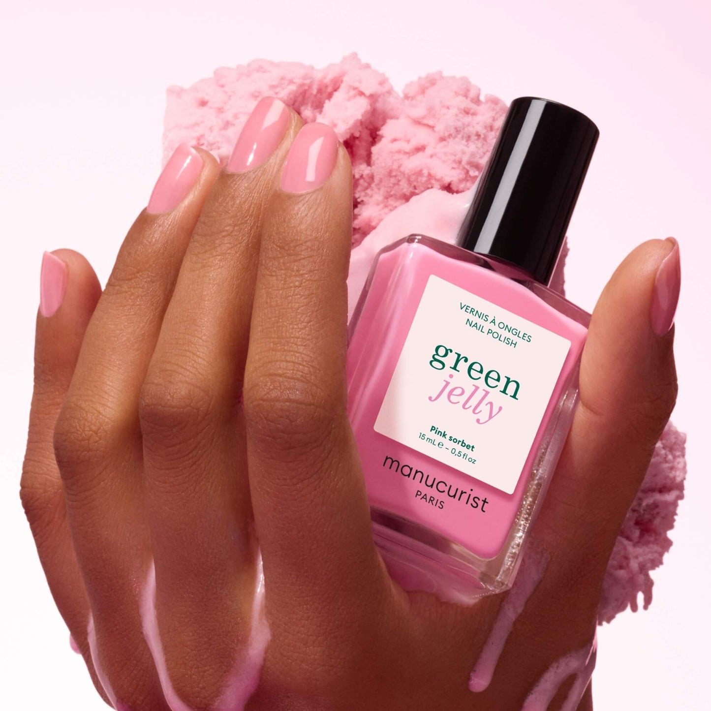 Green™ Natural Nail Polish - Pink Sorbet