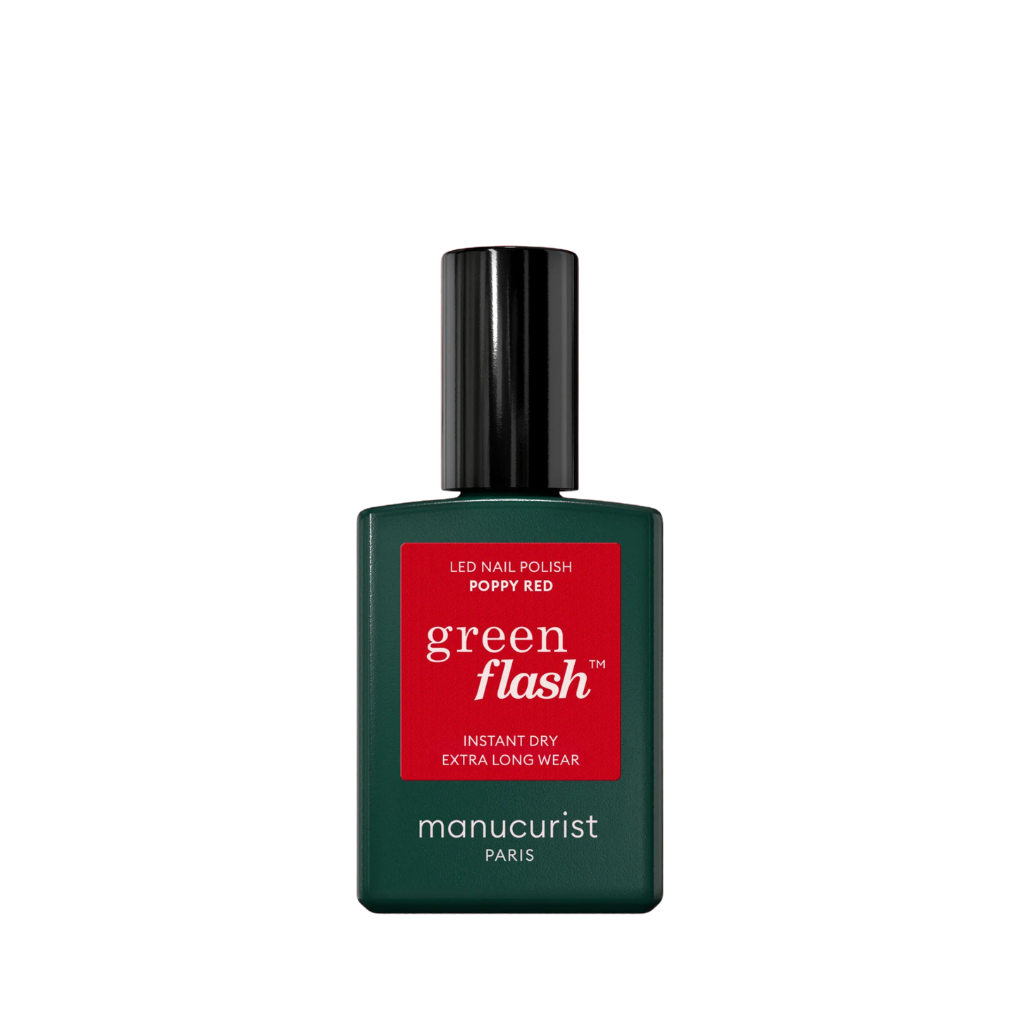 Green Flash Led Gel Polish - Poppy Red