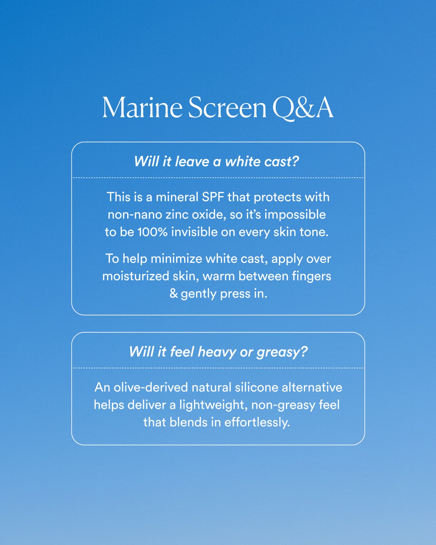 Marine Screen SPF 50 Mineral Sunscreen