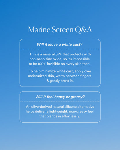Marine Screen SPF 50 Mineral Sunscreen
