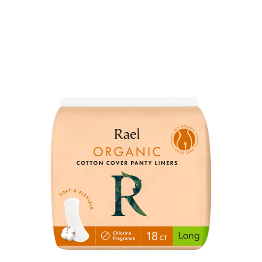 Organic Cotton Cover Panty Liners - Long