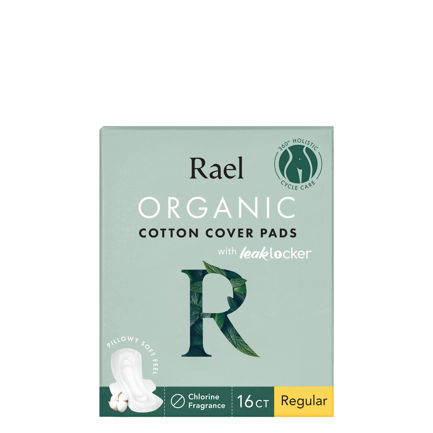 Rael Organic Cotton Cover Pads - Regular