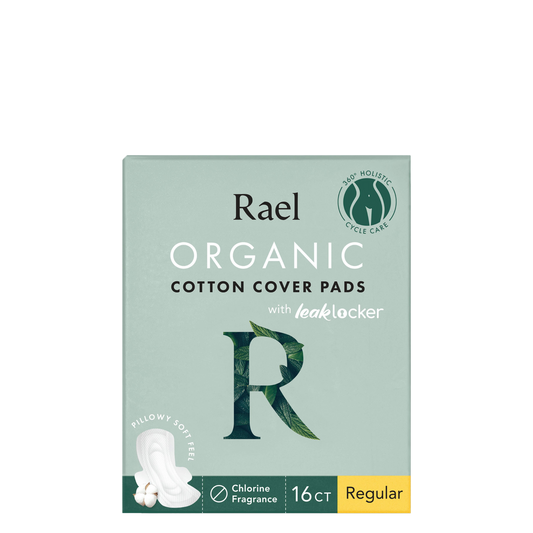 Rael Organic Cotton Cover Pads - Regular