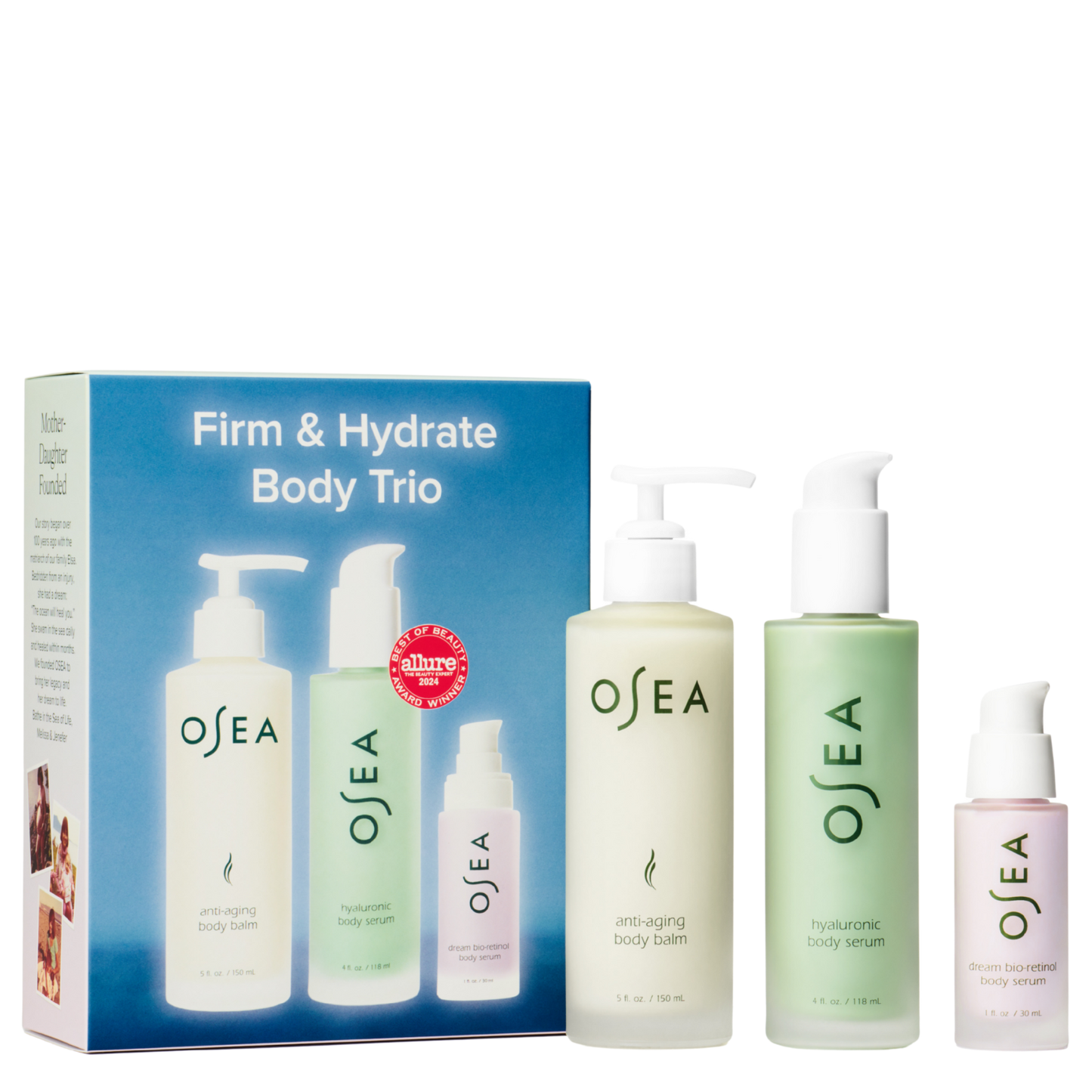 Firm + Hydrate Body Trio