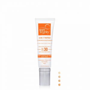 "5 in 1" Natural Moisturizing Face  Sunscreen - Tinted Broad Spectrum SPF 30