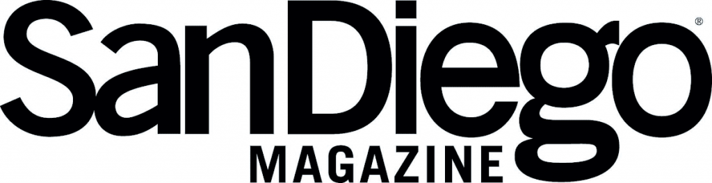 San Diego Magazine logo in black