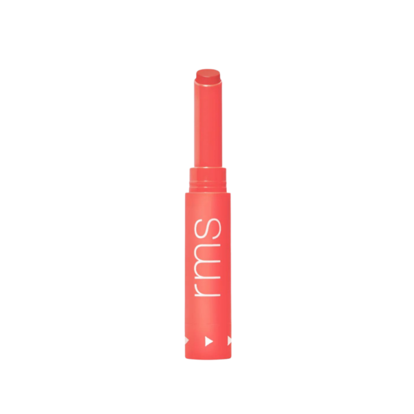 dark orange tube of lipstick