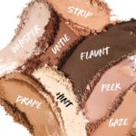 swatches of eye shadow colors